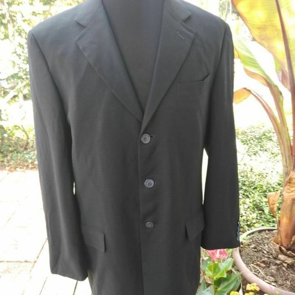 Valentino Sz 42L Blazer 3 Button Sport Coat Jacket - Picture 1 of 8
